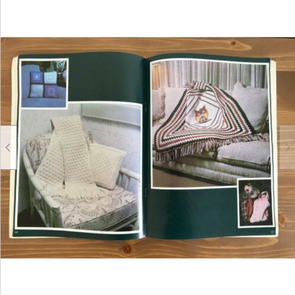Vtg Leisure Arts Teach Yourself Afghan Stitch Craft Book 122 Marion Graham 1978 - Picture 4 of 4